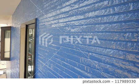 Exterior wall roof painting 117989330