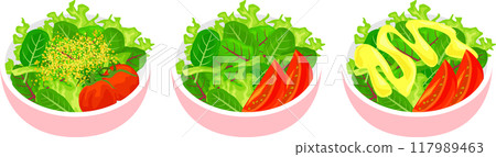 Green salad Green salad 117989463