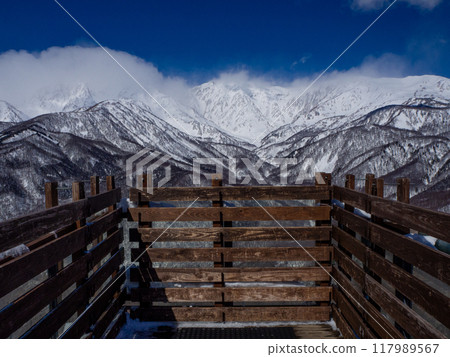 Ski resort, slope scenery, Hakuba Iwatake Mountain Resort 117989567