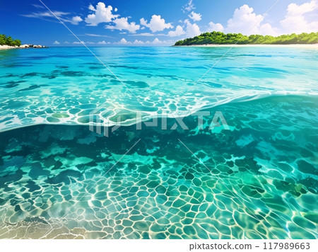 可欣賞大海和島嶼的景色 117989663