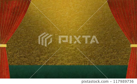 傳統、奢華的日式影像背景素材（AI生成素材） 117989736