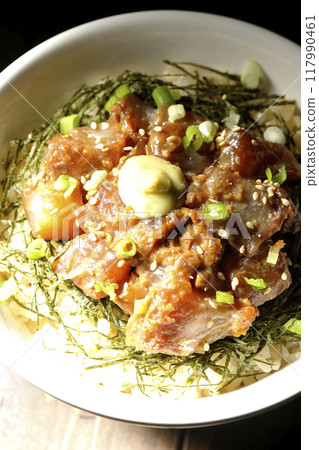 Black porgy miso rice bowl Black porgy miso rice bowl 117990461