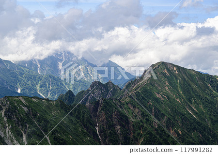 Scenery of the Northern Alps: Mt. Akazawa 117991282