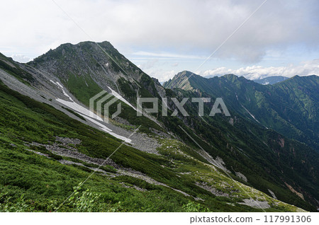 Scenery of the Northern Alps: Mount Zubari and Mount Akazawa Scenery of the Northern Alps: Mount Zubari and Mount Akazawa 117991306
