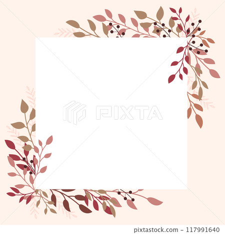 Empty frame in pastel colors with space for text.  117991640