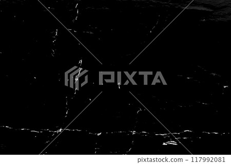 Empty old vintage black scratch torn poster overlay texture background 117992081