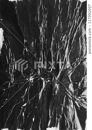 Empty old vintage black scratch torn poster overlay texture background Empty old vintage black scratch torn poster overlay texture background 117992097