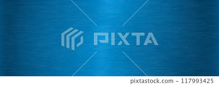 Blue Brushed Metal Texture, Graphic Design Backgrounds, Steel Surface, Industrial Durable Material, Banner with Text Space, Modern Backdrop, Various Design Purposes, Reflective Aluminum 117993425