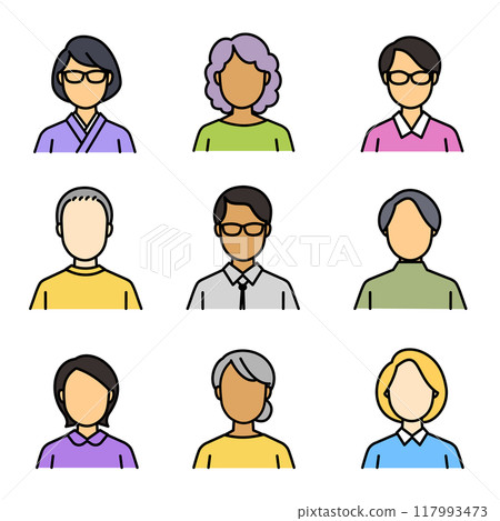 為不同的人設置的圖標 為不同的人設置的圖標 117993473