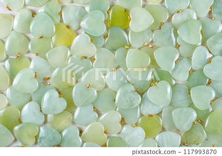 Butter Jade Hearts: Nature's Love Letters in Stone - Exquisite Collection of Heart-Shaped Gemstones Reveals Romantic Side of Jewelry Crafting. Butter Jade Hearts: Nature's Love Letters in Stone - Exquisite Collection of Heart-Shaped Gemstones Reveals Romantic Side of Jewelry Crafting. 117993870