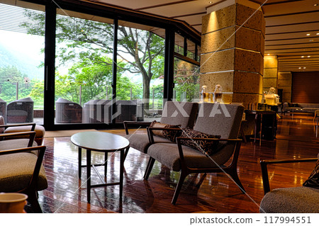 Scenery with table and chair 117994551