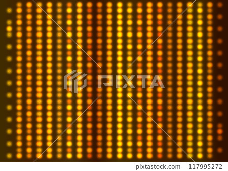 LED-style gold glitter dot background 117995272