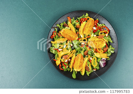Vitamin cactus salad. 117995783