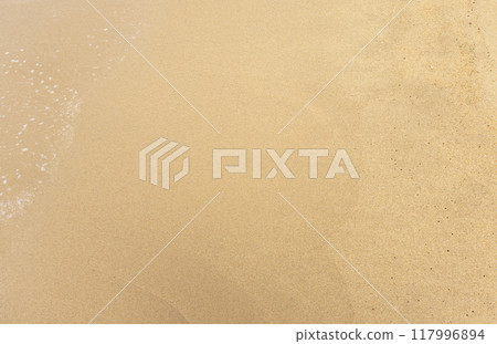 浪潮在沙灘上擊敗 117996894