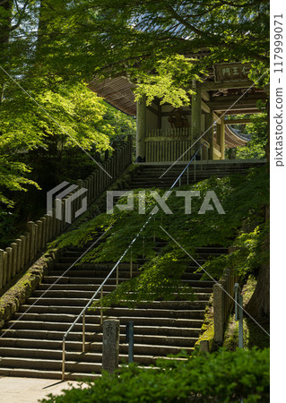 日本三重縣伊勢市淺熊町岳金剛正寺仁王門 117999071