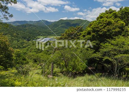 The view from Oumuiwa Rock in Isobe-cho, Shima City, Mie Prefecture, Japan The view from Oumuiwa Rock in Isobe-cho, Shima City, Mie Prefecture, Japan 117999235