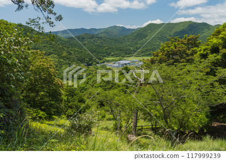 The view from Oumuiwa Rock in Isobe-cho, Shima City, Mie Prefecture, Japan 117999239