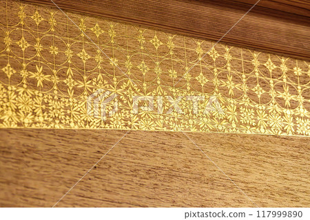 Kirikane in the Kiri Room of the Kyoto State Guest House 117999890