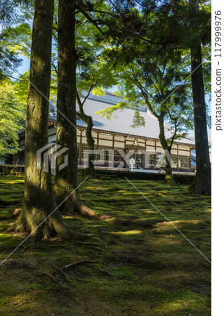 The founder's hall of Kongosho-ji Temple in Dake, Asakuma-cho, Ise City, Mie Prefecture, Japan 117999976
