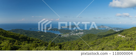 Ise Bay as seen from the Asakuma Peak Observatory along the Ise-Shima Skyline, Ise City, Mie Prefecture, Japan 118000004