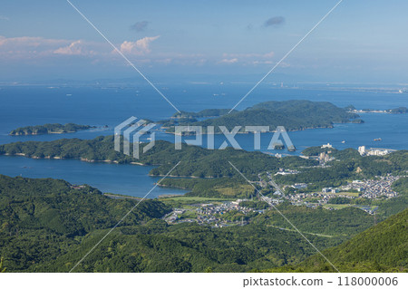 Ise Bay as seen from the Asakuma Peak Observatory along the Ise-Shima Skyline, Ise City, Mie Prefecture, Japan 118000006