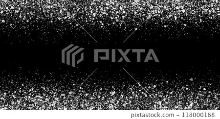 Illustration material of glittering silver on a black background Illustration material of glittering silver on a black background 118000168