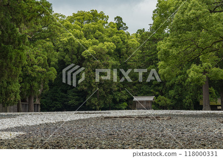 The ancient site of the Outer Shrine of Ise Grand Shrine in Ise City, Mie Prefecture, Japan The ancient site of the Outer Shrine of Ise Grand Shrine in Ise City, Mie Prefecture, Japan 118000331