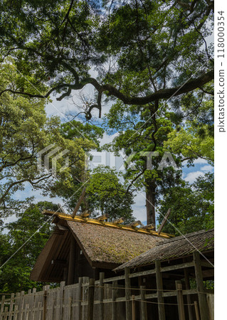 Japan: Outer Shrine and Kazemiya of Ise Grand Shrine in Ise City, Mie Prefecture 118000354