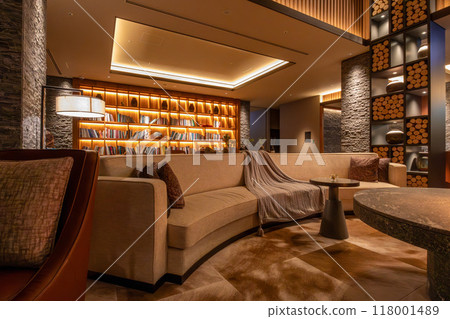 北海道新雪谷度假酒店，東山新雪谷村，麗思卡爾頓保護區夜間大廳酒廊 118001489