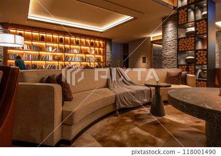 北海道新雪谷度假酒店,東山新雪谷村,麗思卡爾頓保護區夜間大廳酒廊 北海道新雪谷度假酒店,東山新雪谷村,麗思卡爾頓保護區夜間大廳酒廊 118001490