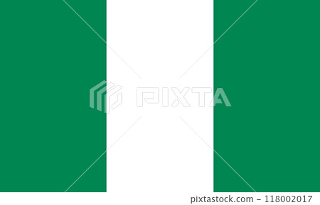 Nigeria flag national material design	 118002017