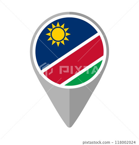 namibia, flag, pin 118002024