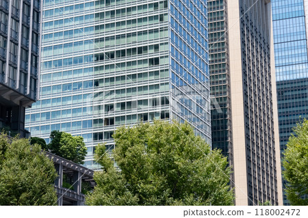 東京丸之內綠色辦公區風景 東京丸之內綠色辦公區風景 118002472