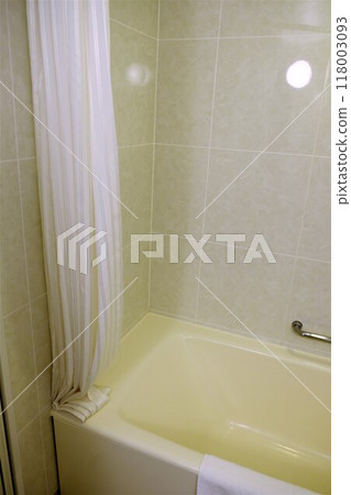 Bathroom with curtains Bathroom with curtains 118003093