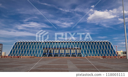 Palace of Independence timelapse hyperlapse, Central Asia, Kazakhstan, Astana Palace of Independence timelapse hyperlapse, Central Asia, Kazakhstan, Astana 118003111