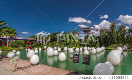 Future Together exhibition at Dragonfly Lake and Bayfront Plaza Gardens by the Bay timelapse hyperlapse. Future Together exhibition at Dragonfly Lake and Bayfront Plaza Gardens by the Bay timelapse hyperlapse. 118003221