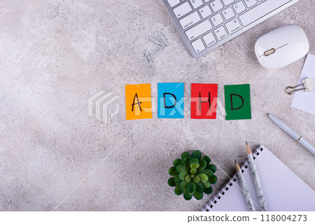 ADCH concept with letter on work desk ADCH concept with letter on work desk 118004273