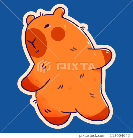 Funny cartoon character. 118004643