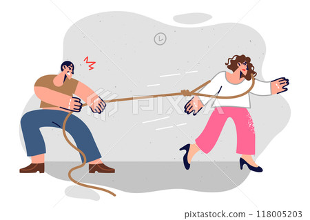 Husband controls wife actions using rope to stop woman from wanting to end relationship Husband controls wife actions using rope to stop woman from wanting to end relationship 118005203