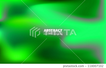 Abstract green liquid holographic gradient background. 118007102