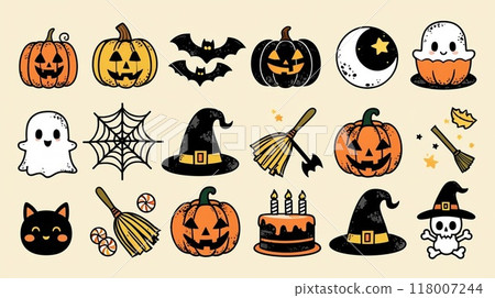 Halloween cute last material set 2 Halloween cute last material set 2 118007244