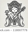 A coloring book of Benzaiten that will increase children's wisdom while they play. 118007778