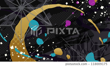 清涼氣氛日式圖案背景圖_16:9 118009175