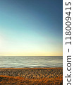 Aegean sea landscape in summer morning 118009415