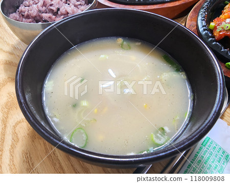 Korea Food. Beef Bone Soup Korea Food. Beef Bone Soup 118009808