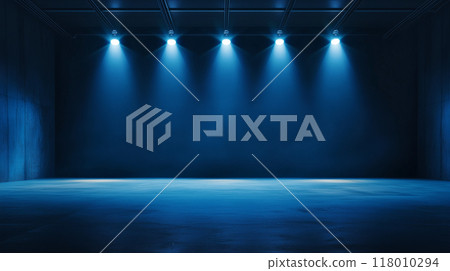 Spotlight stage background 118010294