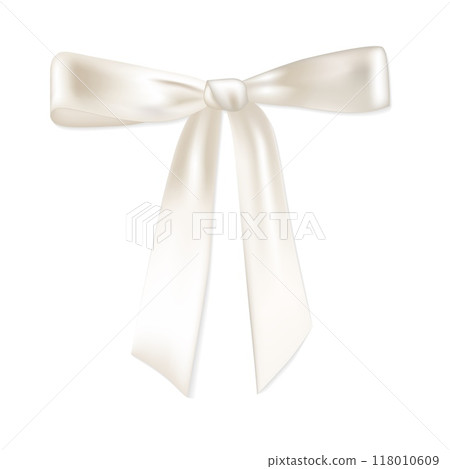 Cute coquette core aesthetic Ribbon White Bow and Realistic shiny satin with shadow horizontal ribbon for decorate your wedding invitation card , gift voucher or gift boxes Cute coquette core aesthetic Ribbon White Bow and Realistic shiny satin with shadow horizontal ribbon for decorate your wedding invitation card , gift voucher or gift boxes 118010609