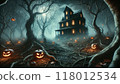 spooky halloween 118012534