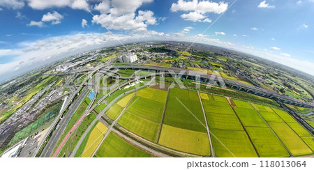 「埼玉縣」無人機360度環顧久喜白岡交界處週邊地區 「埼玉縣」無人機360度環顧久喜白岡交界處週邊地區 118013064
