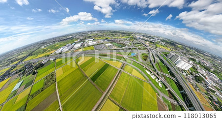 「埼玉縣」無人機360度環顧久喜白岡交界處週邊地區 「埼玉縣」無人機360度環顧久喜白岡交界處週邊地區 118013065